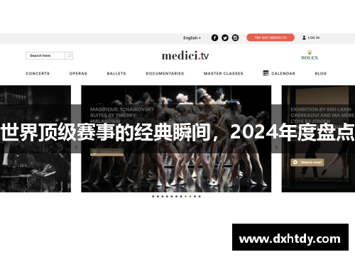 世界顶级赛事的经典瞬间，2024年度盘点